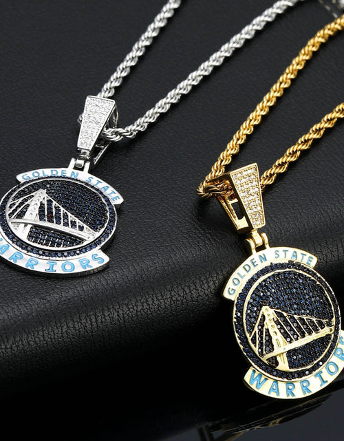 Load image into Gallery viewer, Bling Proud X NBA Golden State Warriors Pendant by Bling Proud | Urban Jewelry Online Store
