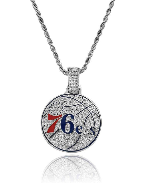 Load image into Gallery viewer, Bling Proud X NBA Philadelphia 76ers Pendant by Bling Proud | Urban Jewelry Online Store
