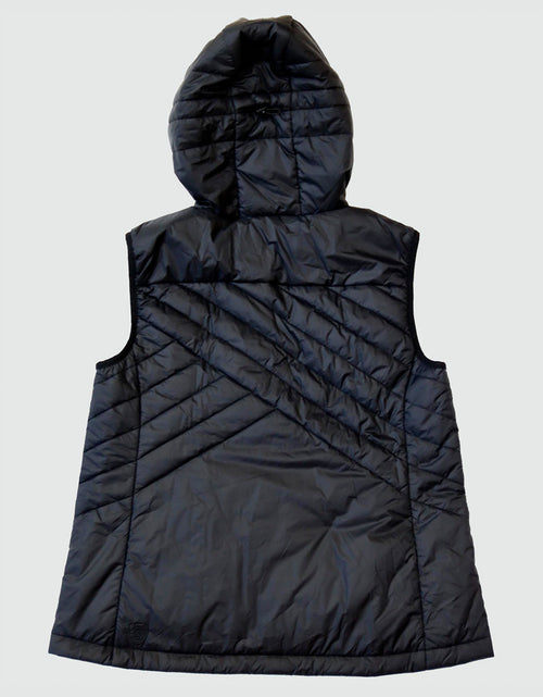 Load image into Gallery viewer, Powerstripe Eco-Friendly Down Hooded Vest
