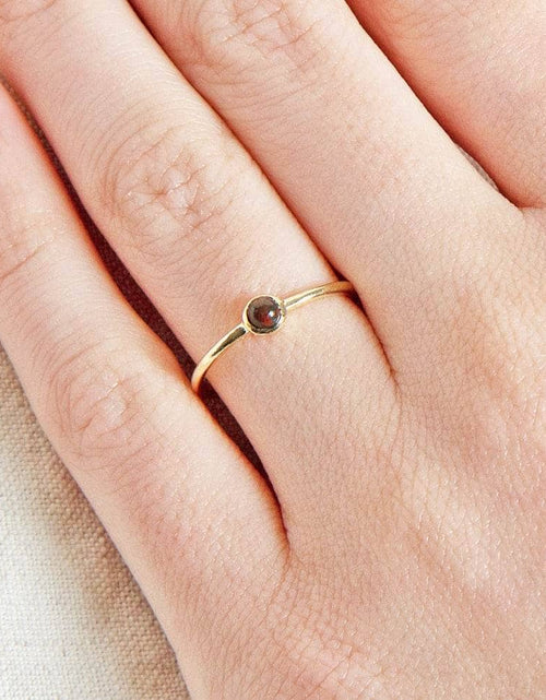 Load image into Gallery viewer, Bloodstone Silver or Gold Ring by Tiny Rituals
