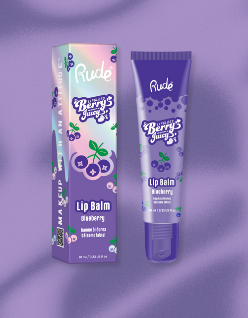 Load image into Gallery viewer, RUDE Berry Juicy Lip Balm - Blueberry
