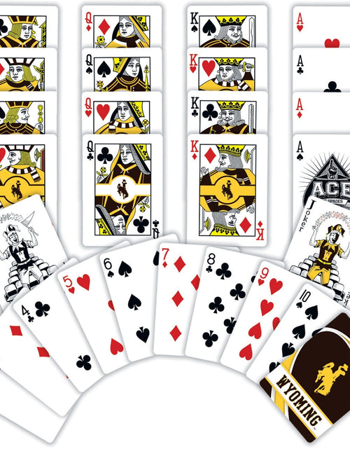 Load image into Gallery viewer, Wyoming Cowboys Playing Cards - 54 Card Deck by MasterPieces Puzzle Company INC
