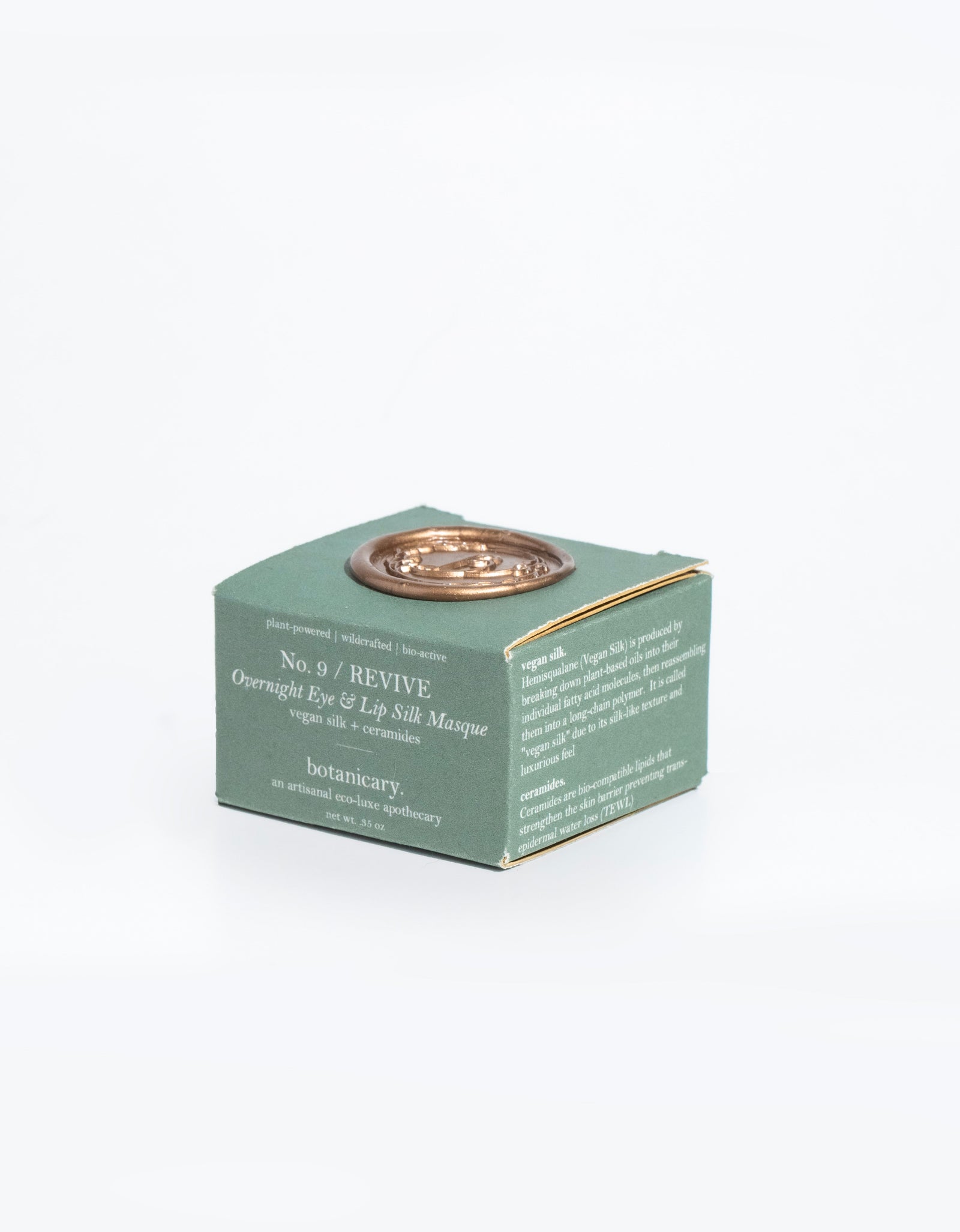 No. 9 REVIVE - Overnight Eye & Lip Silk Emollient Masque by Botanicary Skincare