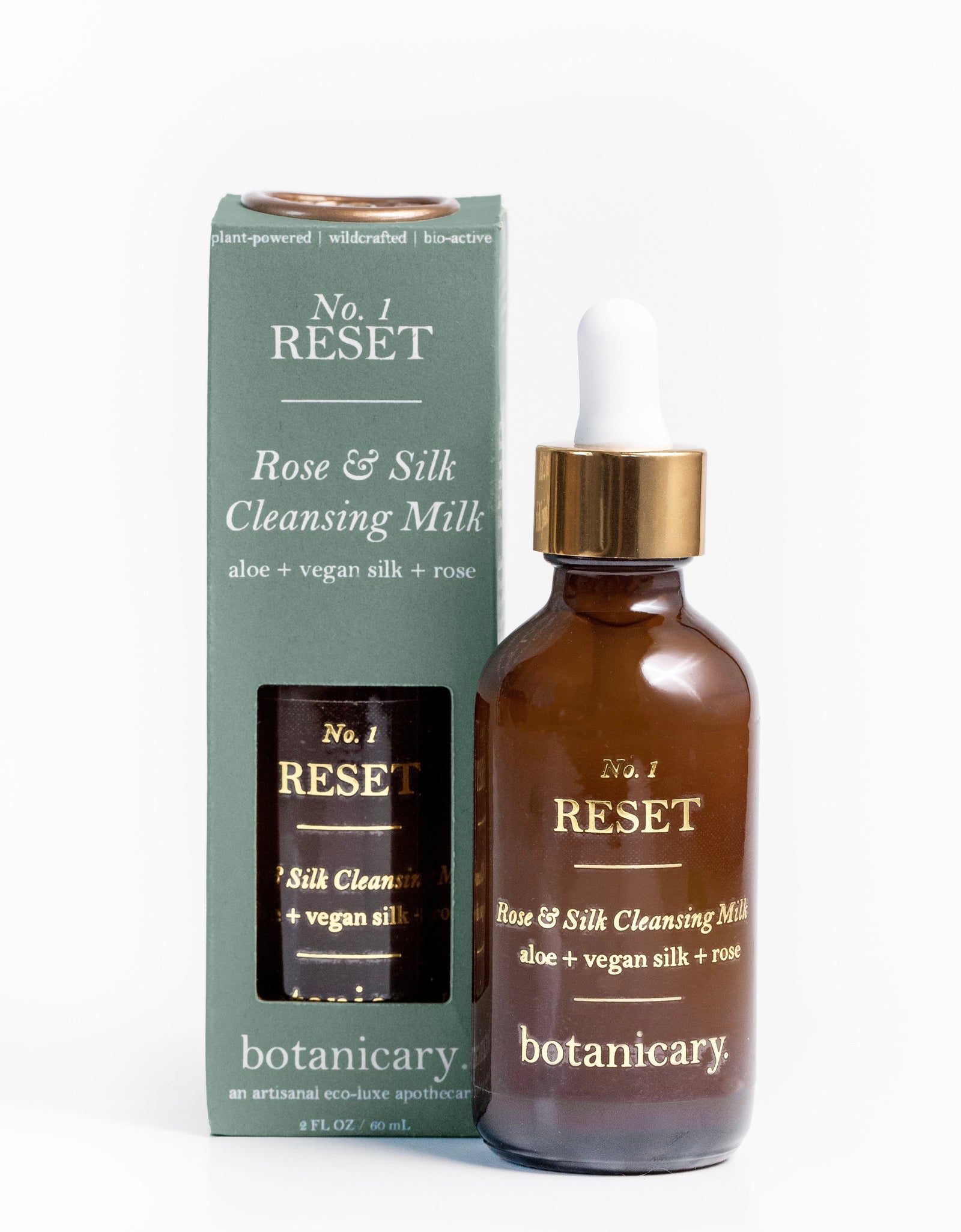 No. 1 RESET - Rose & Silk Cleansing Milk by Botanicary Skincare