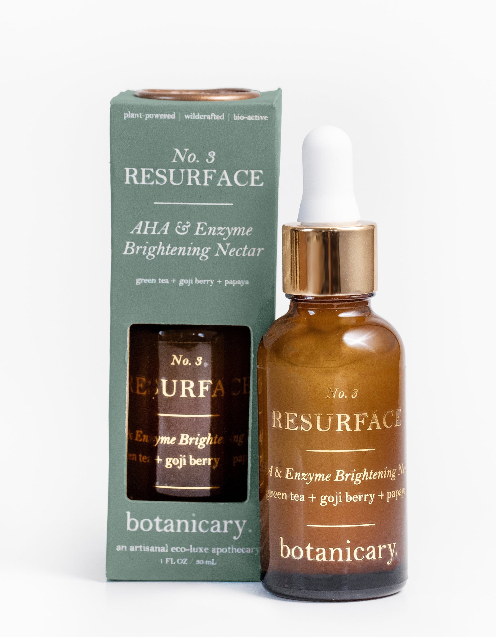 No. 3 RESURFACE - AHA & Enzyme Brightening Nectar by Botanicary Skincare