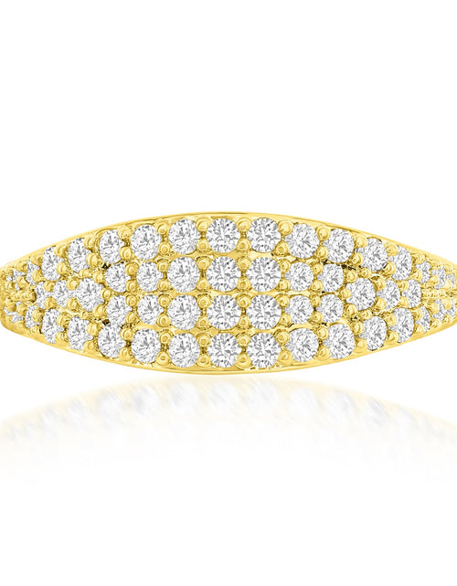 Load image into Gallery viewer, The "Arabella" Gold Crystal Ring by Donatello Gian
