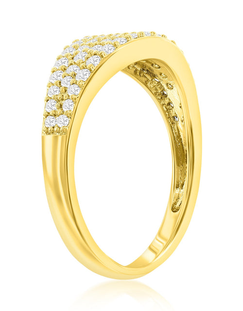 Load image into Gallery viewer, The "Arabella" Gold Crystal Ring by Donatello Gian
