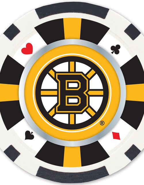 Load image into Gallery viewer, Boston Bruins 100 Piece Poker Chips by MasterPieces Puzzle Company INC
