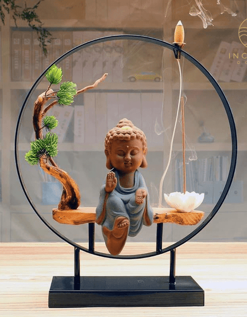 Load image into Gallery viewer, Buddha Incense Burner by incenseocean
