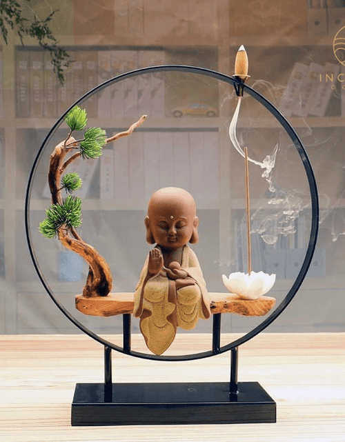 Load image into Gallery viewer, Buddha Incense Burner by incenseocean
