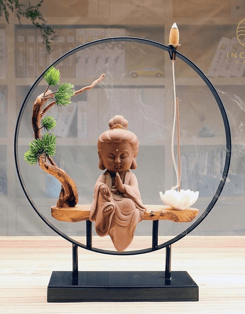 Load image into Gallery viewer, Buddha Incense Burner by incenseocean

