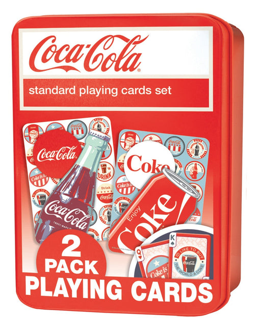 Load image into Gallery viewer, Coca-Cola Playing Cards 2-Pack by MasterPieces Puzzle Company INC
