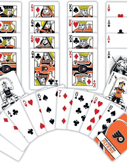 Load image into Gallery viewer, Philadelphia Flyers Playing Cards - 54 Card Deck by MasterPieces Puzzle Company INC
