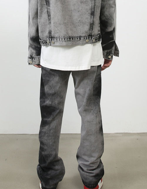 Load image into Gallery viewer, Men's Tie Dye Baggy Jeans with Pockets
