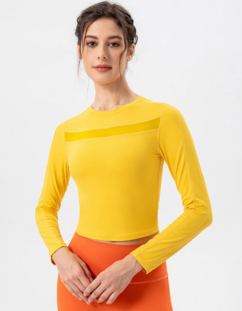 Load image into Gallery viewer, Round Neck Long Sleeve Active T-Shirt
