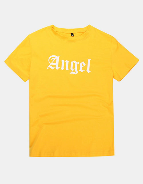 Load image into Gallery viewer, Perfee ANGEL Round Neck Short Sleeve T-Shirt
