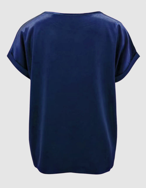 Load image into Gallery viewer, Round Neck Short Sleeve T-Shirt
