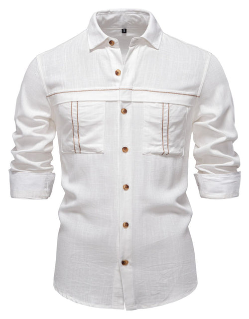 Load image into Gallery viewer, Men's Button Down Collared Neck Shirt
