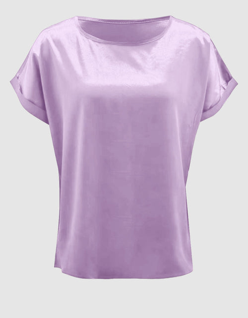 Load image into Gallery viewer, Round Neck Short Sleeve T-Shirt
