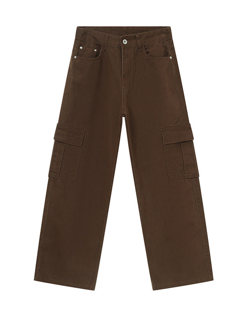 Load image into Gallery viewer, Wide Leg Cargo Jeans
