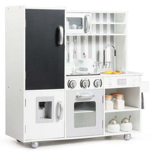 Load image into Gallery viewer, Wooden Pretend Play Kitchen Sets with Simulated Sound
