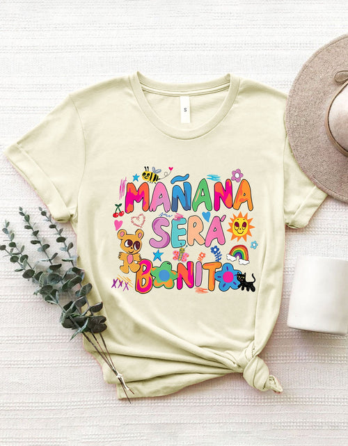 Load image into Gallery viewer, Letter Graphic Round Neck Short Sleeve T-Shirt
