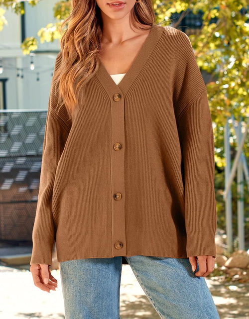Load image into Gallery viewer, Button Down Long Sleeve Cardigan
