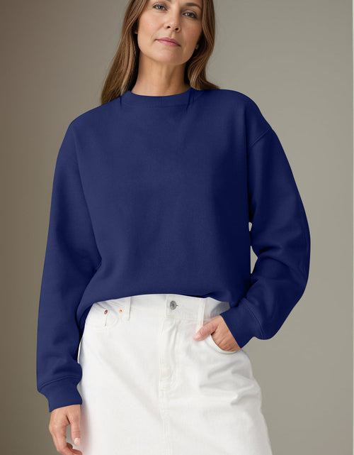Load image into Gallery viewer, Round Neck Long Sleeve Sweatshirt
