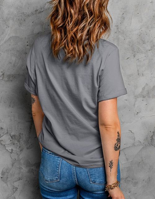 Load image into Gallery viewer, USA Round Neck Short Sleeve T-Shirt
