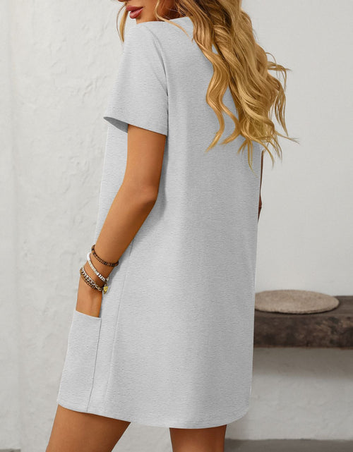 Load image into Gallery viewer, Mandy Square Neck Short Sleeve Mini Dress
