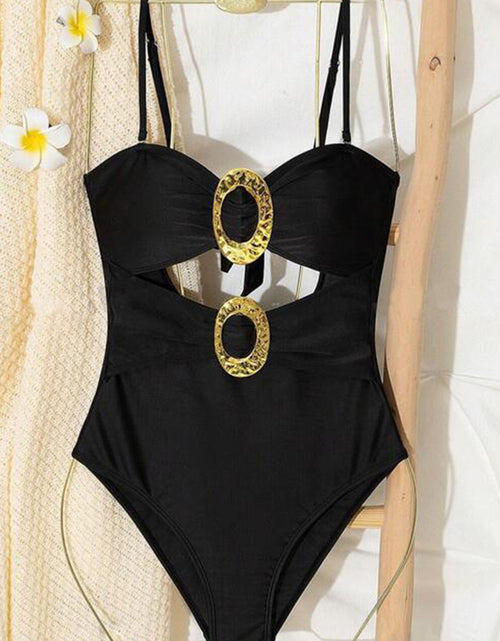Load image into Gallery viewer, Cutout Sweetheart Neck One-Piece Swimwear
