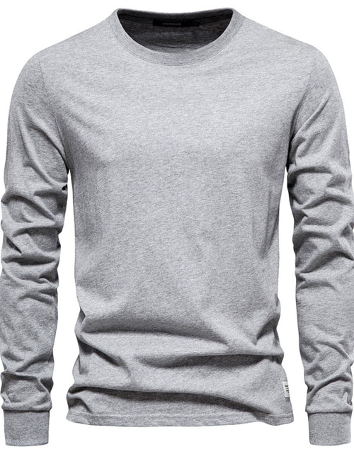 Load image into Gallery viewer, Men's Full Size Round Neck Long Sleeve T-Shirt Plus Size

