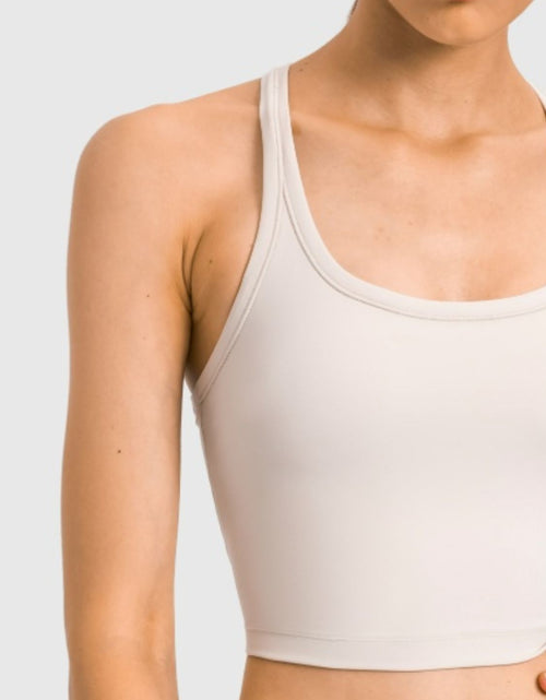 Load image into Gallery viewer, Millennia Scoop Neck Active Tank with Detachable Chest Pads
