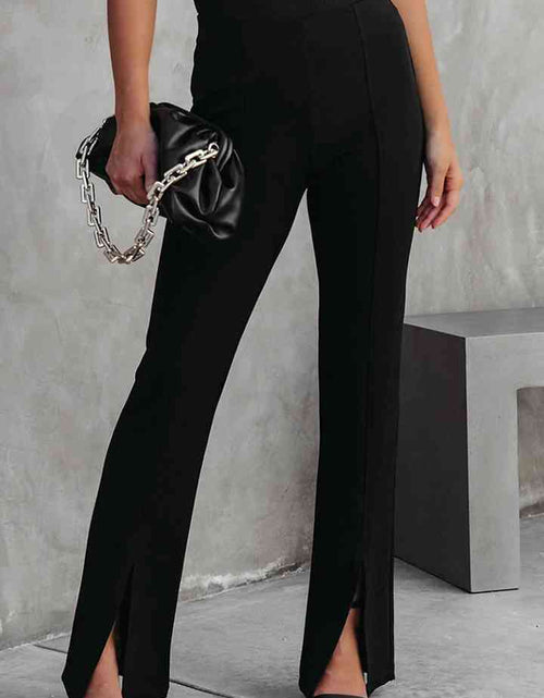 Load image into Gallery viewer, Front Slit Flare Leg Pants
