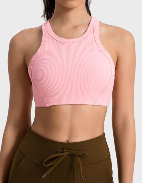 Load image into Gallery viewer, Millennia Wide Strap Cropped Sport Tank
