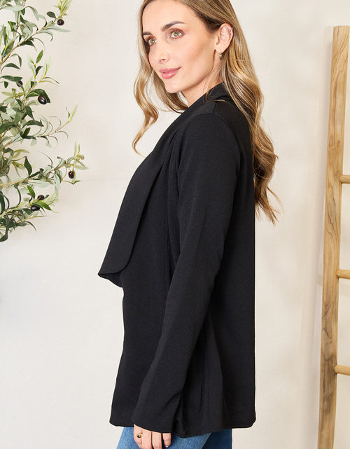Load image into Gallery viewer, Heimish Full Size Open Front Long Sleeve Blazer
