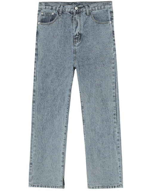 Load image into Gallery viewer, Side Slit Jeans with Pockets
