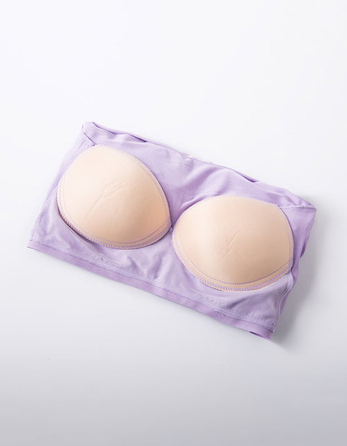 Load image into Gallery viewer, Round Neck Short Sleeve T-Shirt with Bra
