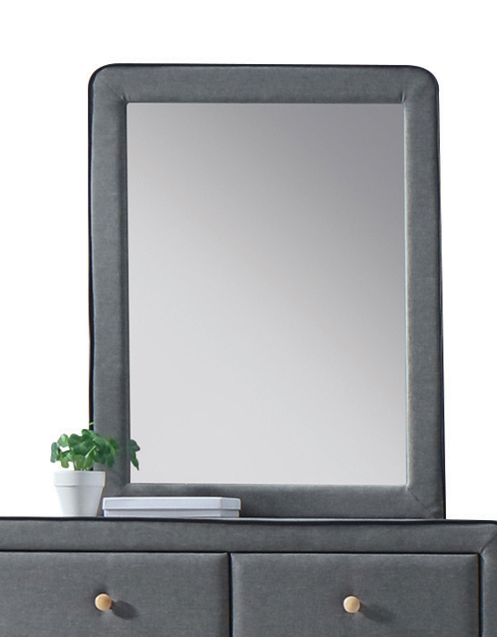 Valda - Mirror - Light Gray by Couch.com