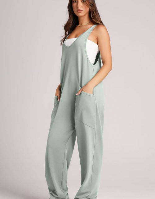 Load image into Gallery viewer, Lovelet V-Neck Wide Strap Overalls
