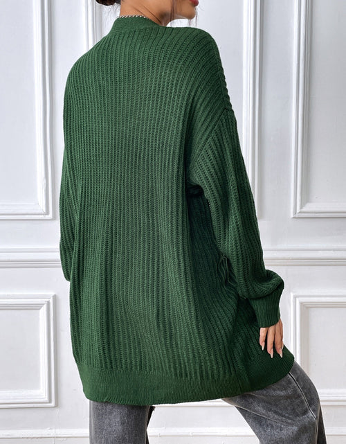 Load image into Gallery viewer, Open Front Long Sleeve Cardigan

