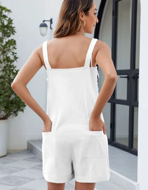 Load image into Gallery viewer, Knotted Strap Romper with Pockets
