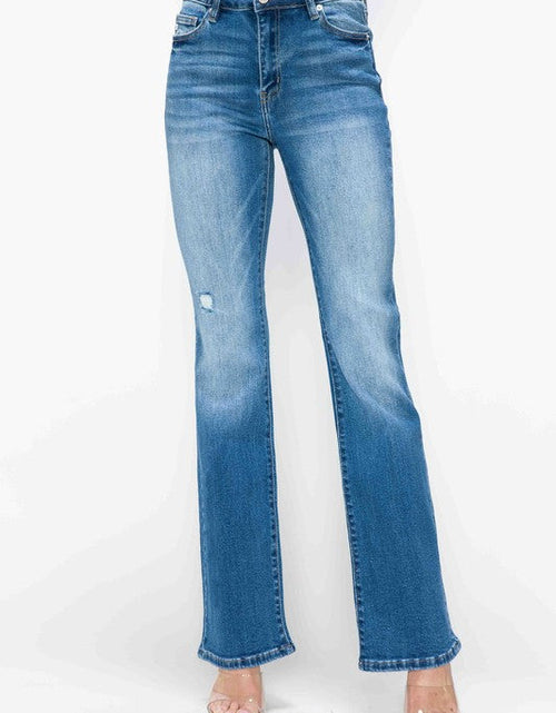 Load image into Gallery viewer, bytos Full Size Distressed High Rise Jeans with Pockets
