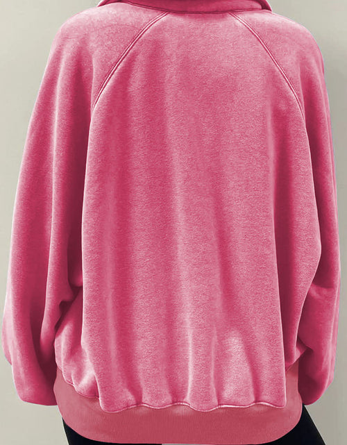 Load image into Gallery viewer, Half Snap Long Sleeve Sweatshirt
