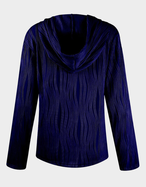 Load image into Gallery viewer, Textured Long Sleeve Hoodie
