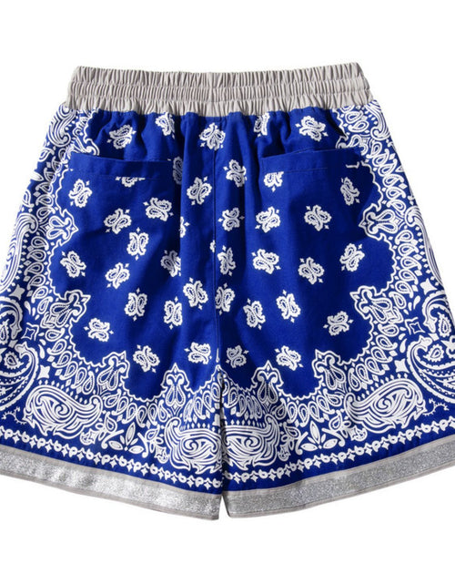 Load image into Gallery viewer, Men's Drawstring Printed Shorts with Pockets
