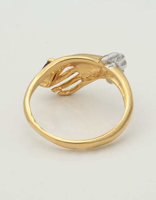 Load image into Gallery viewer, Vintage Austrian Crystals 18k Yellow Gold Matte or Polished Finish Made in USA by PVD Vintage Jewelry
