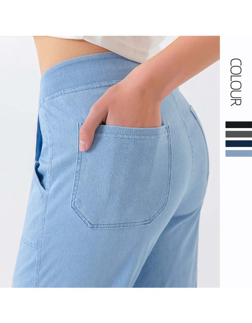 Load image into Gallery viewer, Buttoned Pocketed Long Jeans
