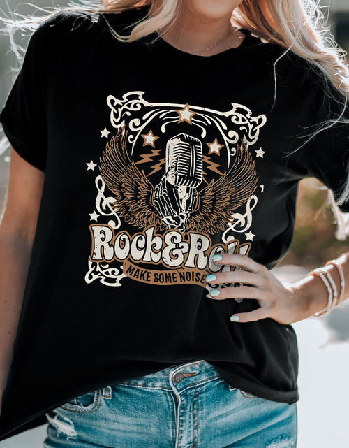 Load image into Gallery viewer, Slogan Graphic Short Sleeve T-Shirt
