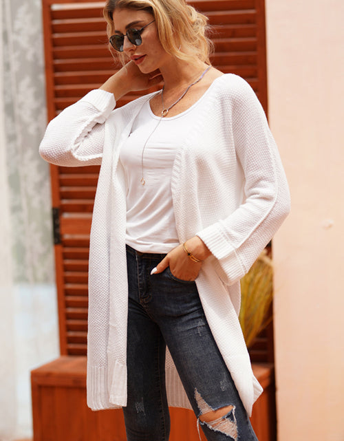 Load image into Gallery viewer, Open Front Long Sleeve Cardigan

